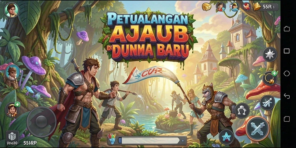 Tangkapan layar yang menunjukkan gameplay seru dan menantang di <strong>55RP</strong>.