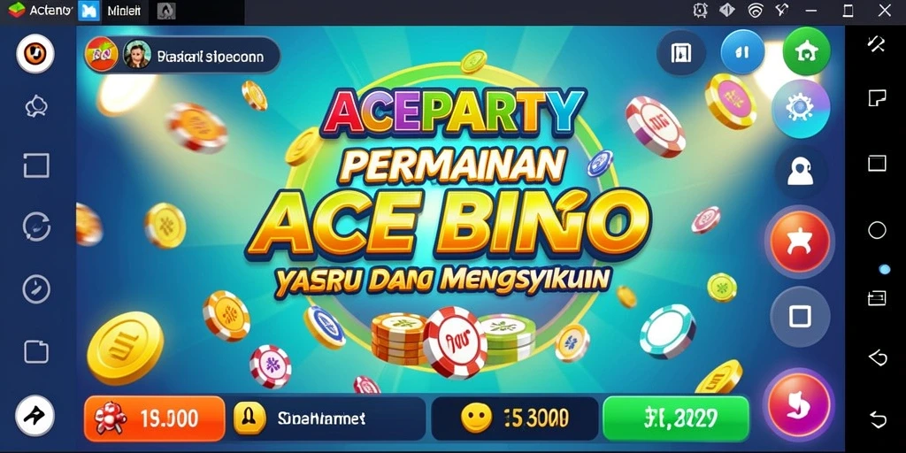 Tampilan menarik dari gameplay Bingo ACEPARTY yang seru.