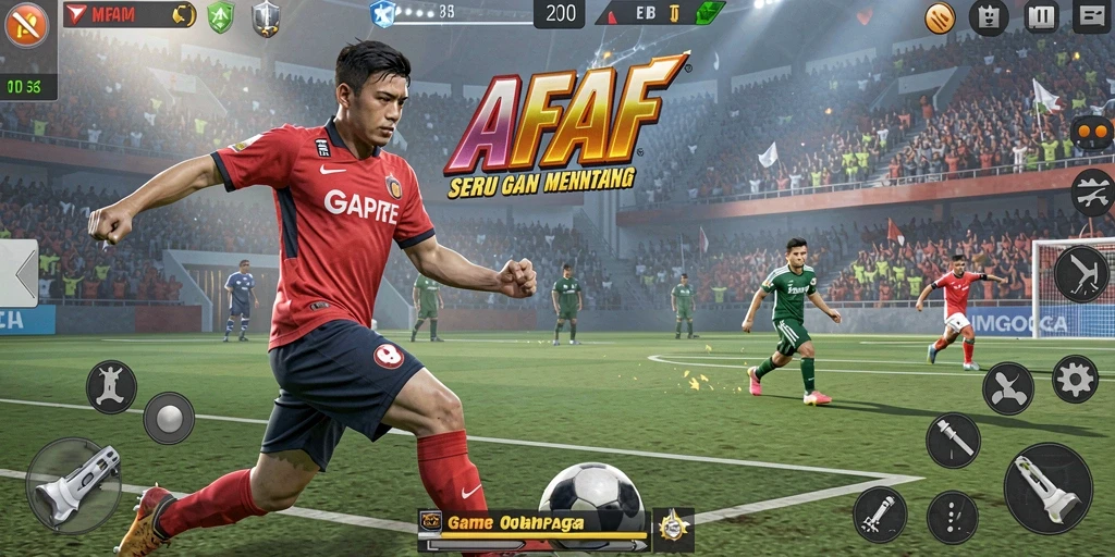 Tampilan dinamis dari gameplay AFAF yang mengasyikkan.