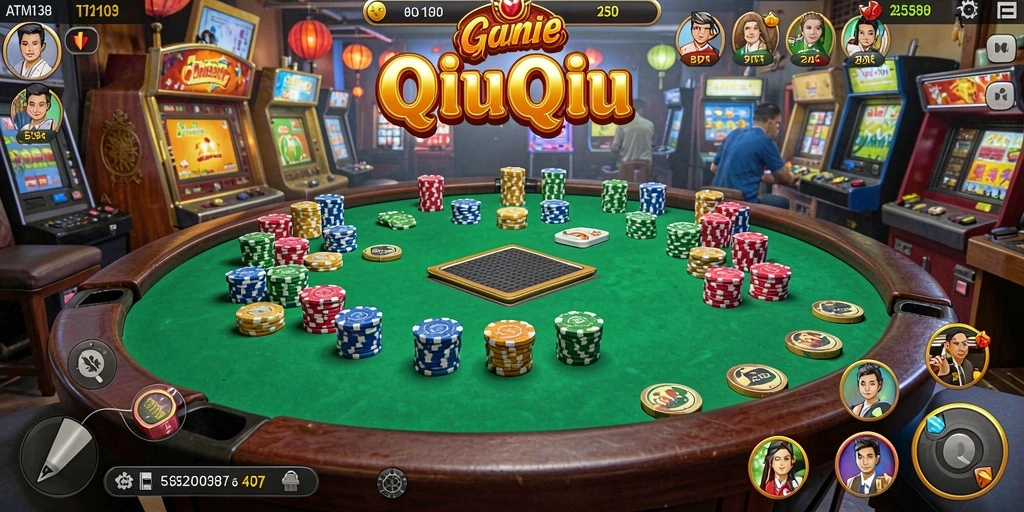 Tampilan gameplay QiuQiu yang menarik dan penuh aksi.