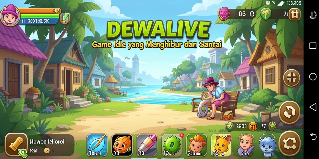 Tampilan menarik dari gameplay DEWALIVE yang memikat.