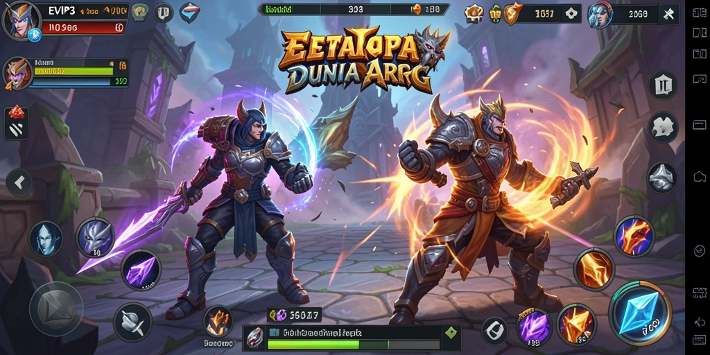 Tampilan gameplay EVIP3 yang mendebarkan di dunia ARPG.
