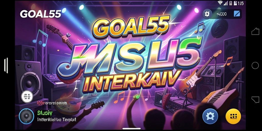 Tampilan gameplay GOAL55 yang seru dan interaktif di dunia musik.