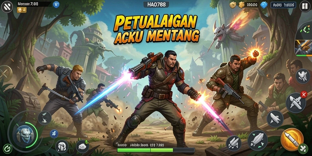 Tampilan gameplay HAO788 yang penuh aksi dan menegangkan.
