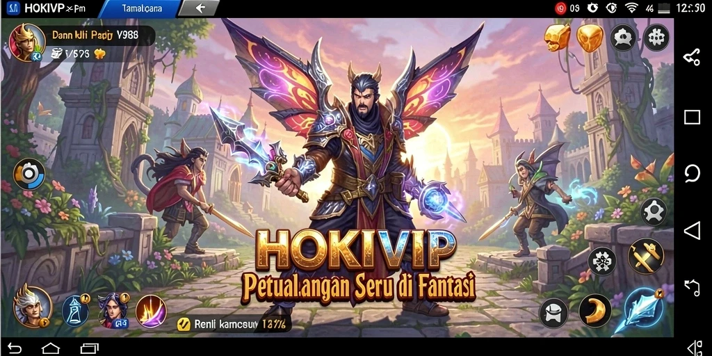 Tangkapan layar HOKIVIP menampilkan aksi petualangan yang mendebarkan.