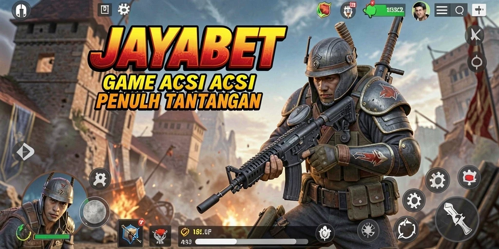 Tampilan aksi mendebarkan dalam gameplay JAYABET.