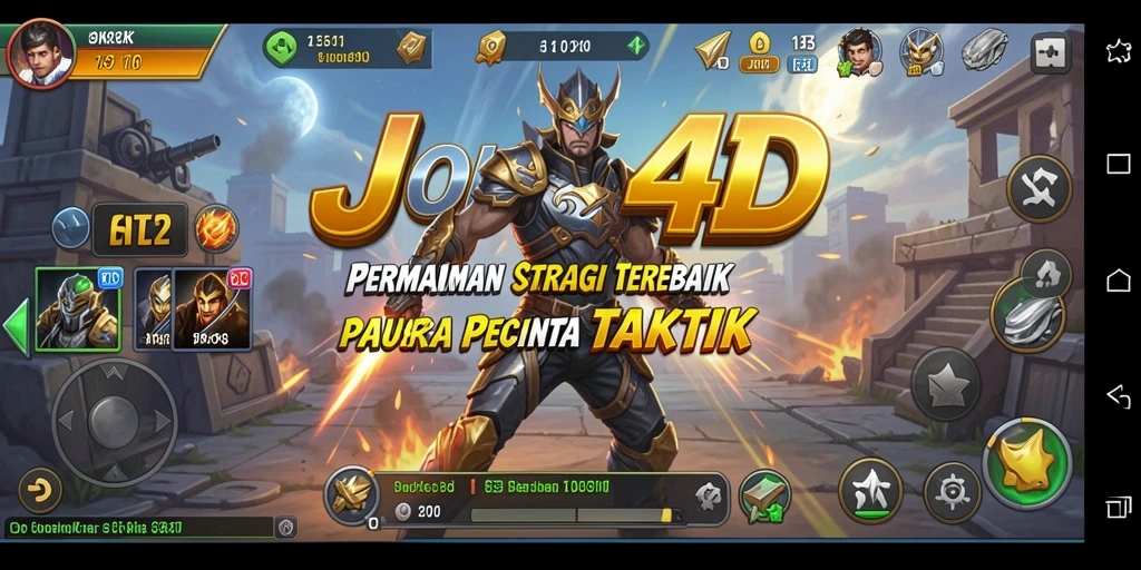 Tampilan gameplay strategi yang intens dan mendebarkan di JOKO4D.