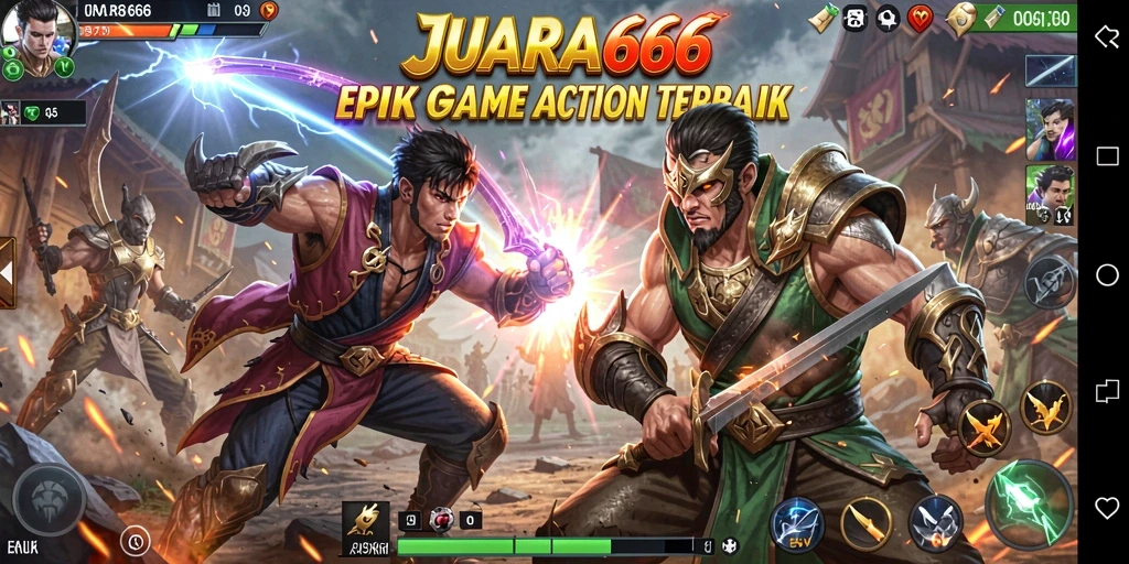 Tampilan luar biasa dari gameplay JUARA666 yang penuh aksi.