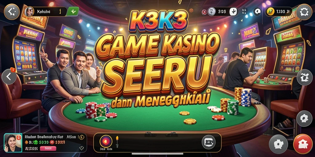 Tampilan gameplay K3K3 yang menegangkan dan seru.