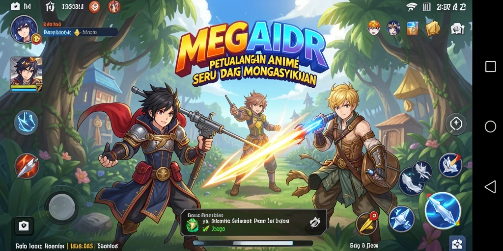 Tampilan menarik dari gameplay MEGAIDR yang penuh aksi.