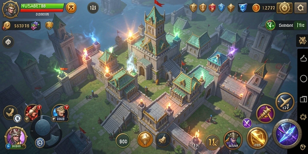 Gameplay menara pertahanan yang menegangkan di NUSABET88.