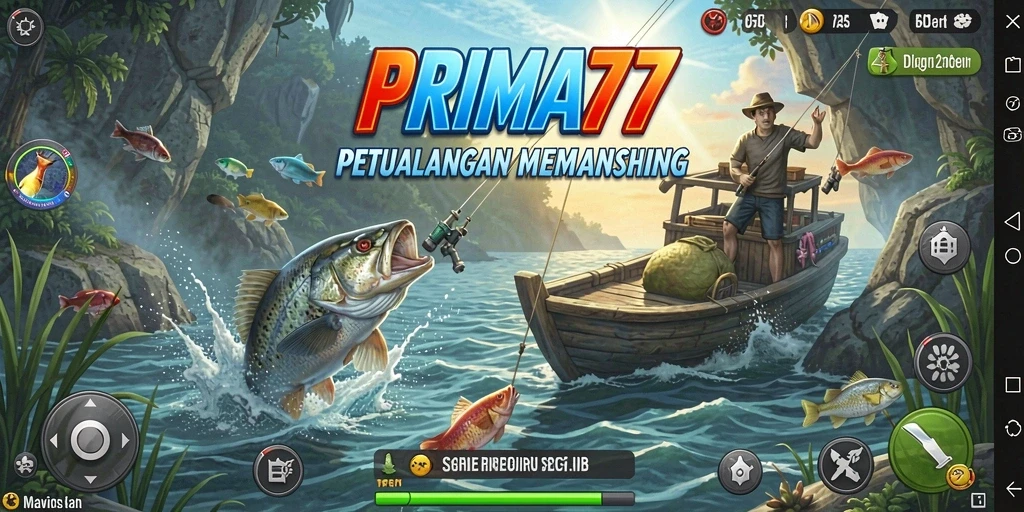 Gameplay <strong>PRIMA77</strong> yang menarik dengan fitur memancing yang realistis.