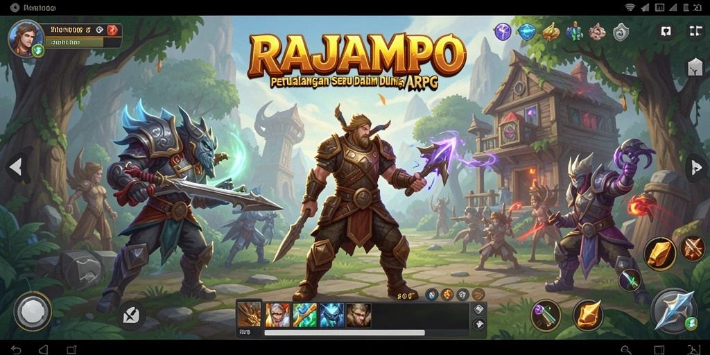 Tampilan gameplay RAJAMPO yang mendebarkan dan penuh aksi.