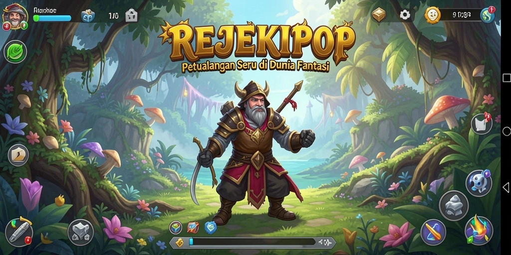 Tampilan gameplay petualangan yang menarik di REJEKIPOP.