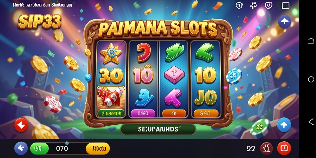 Tampilan gameplay seru dalam SIP33 dengan efek visual yang memukau.