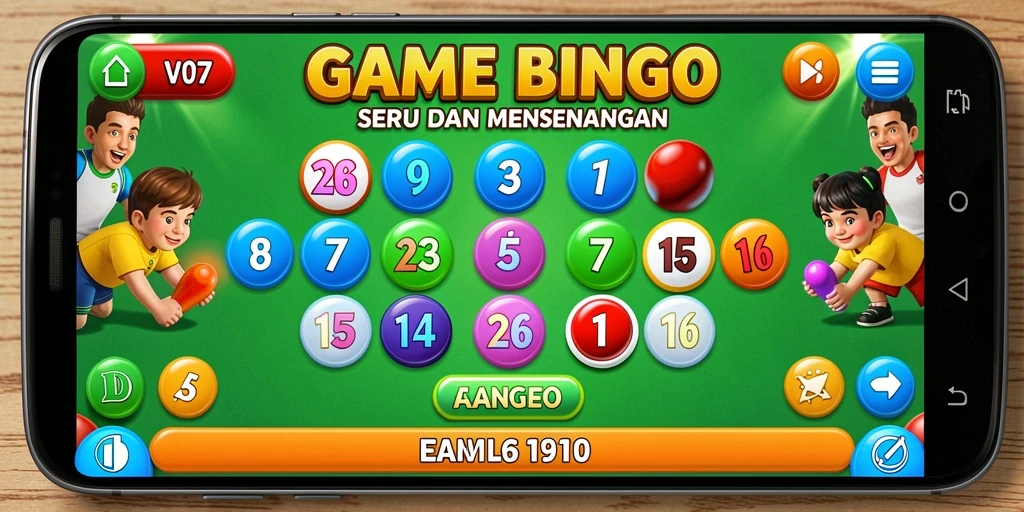 Tampilan gameplay V07 yang seru dan penuh warna.